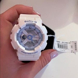 White Baby-G Casio watch